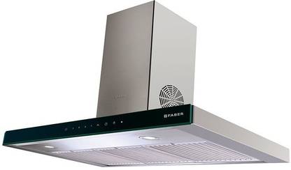 FABER HOOD STILUX 3D T2S2 TC MAX LTW 90 Wall Mounted Silver 1295 CMH Chimney