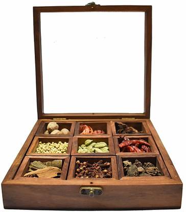 Ganga Online Store Spice Set Wooden