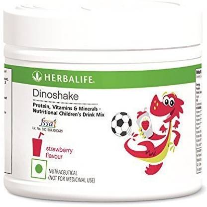 HERBALIFE Dinoshake Children's Nutritional Drink Mix Protein BarsÂ Â (200, Strawberry) Nutrition Drink