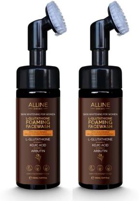 ALLINE L Glutathione Foaming | Skin Whitening for Women | 300 ML Face Wash