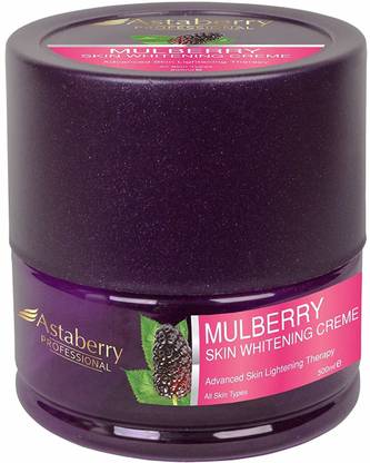 ASTABERRY Professional Mulberry Skin Whitening Crme 500ml - For All Skin Type, Advanced Skin Lightening Therapy