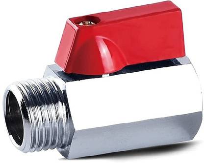 sl sales Mini Ball Valve 1/4 Bsp Thread Male Female Usage in Pipe Fittings(Pack Of 1) Ball Valves
