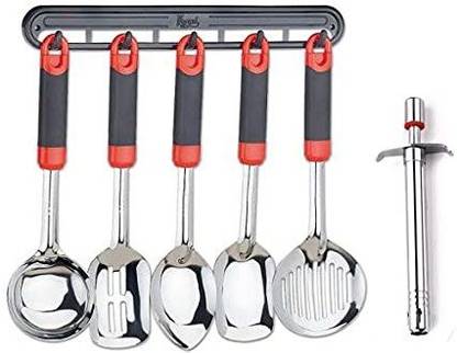 ZILLTOYIN Cooking Spoon and Gas Lighter Kitchen Tool Set