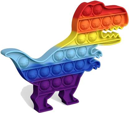 JIGVISH Dinosaur Pop It Fidget Toys,Push Pop Bubble Fidget Sensory Toy