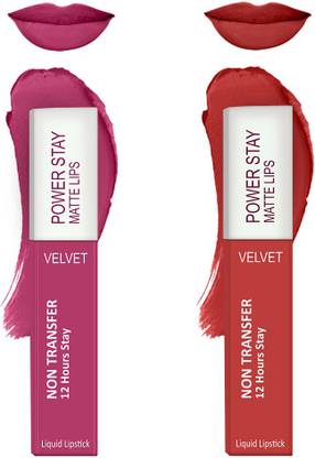 ForSure Waterproof Liquid Matte Lipstick - Power Stay Lipstick combo (Upto 12 Hrs Stay)