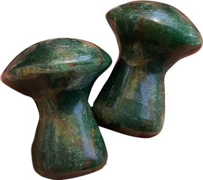 Daivik Moringa Jade Stone Mushroom Gua Sha to Reduce Puffiness, Brighten The Skin, Boost Circulation, Tone The Muscles Massager