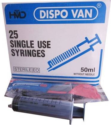 DISPOVAN Syringe 50ml (pack of 25) Medical Needle