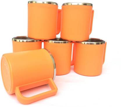 Canberry Pack of 6 Stainless Steel CB/ORNGE/6INNER1