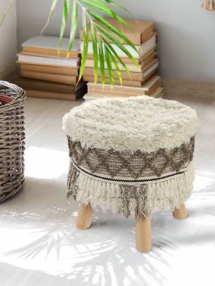 Mars Home Center Fabric Pouf