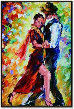 Miscellanea Photo Frames | Canvas Art Print | Floating Framing | 16 x 20 ( Inches ) Canvas 40 inch x 7.6 inch Painting