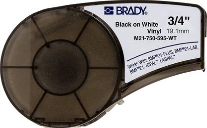 Brady M21-750-595-WT Labeling Tapes Paper Label