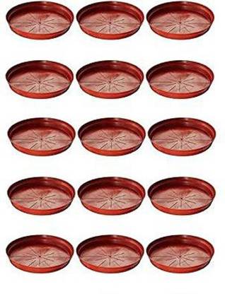 Varshney Gardening Planter Bottom Plate/Pot Saucer/Drip Tray Base Plate 9” for upto 9 inch Pots Plant Container Set