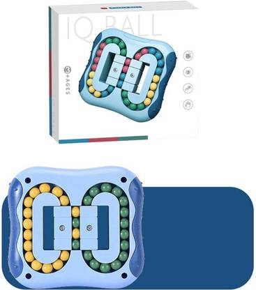 Fusine IQ Ball Rotating Magic Bean Cube | Intelligent Rotating Finger tip Top Toy | Puzzle | Stress Relief Toy Magic Bean Rotation Cube | Brain Teaser