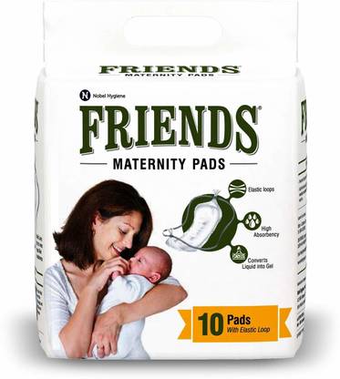 Friends Maternity Pads with Elastic Loop for Post Pregnancy Bleeding Sanitary Pad