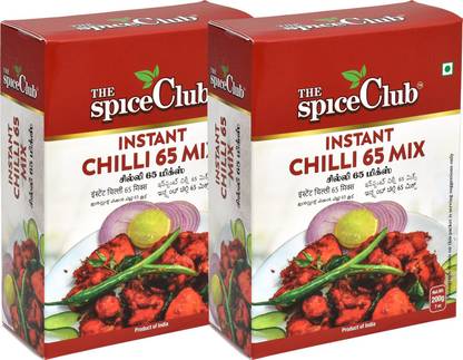 The Spice Club Instant Chilli 65 Masala 200g Box - Pack of 2
