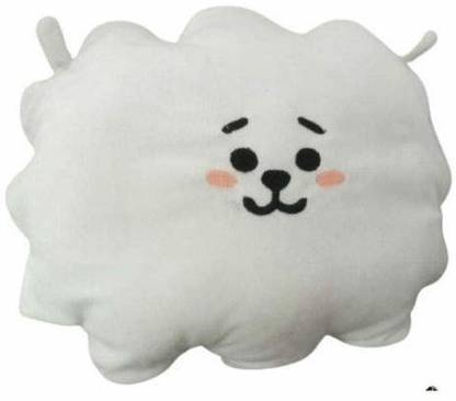 zoomzo Pillow Round Shape Like Dog face - Stuffed Animal Toy | Show Your Mood Without Saying a Word  - 25 cm