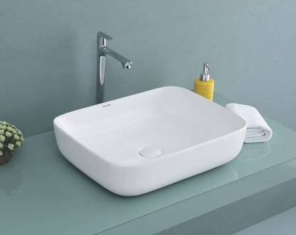 Solitaire EDGE WASH BASIN - EDGE - TABLE TOP BASIN | HAND WASH BASIN | CERAMIC BASIN Table Top Basin