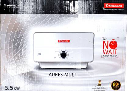 Racold No Wait AURES MULTI 5.5kW 0.8 L Instant Water Geyser