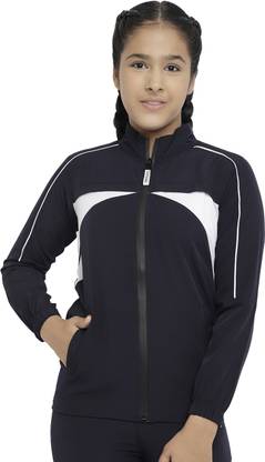 CHIMPRALA Self Design Girls Wind Cheater