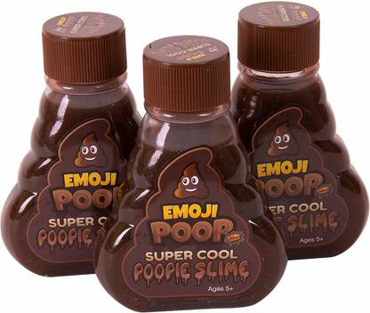 SMARTTRENDY Pack of 3 Multicolor Poop Slime for Kids Art Clay