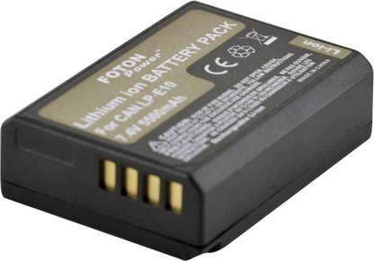 FOTON POWER LP-E10 - for EOS 1100D 1200D 1300D, Rebel T3 T5 T6, Kiss X50 X70 X80 SLR Camera  Battery
