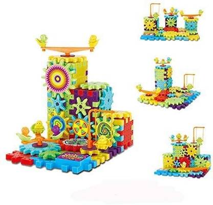 MGT CREATION Miracle Bricks Building Block Game for Kids (Multicolor) Motor Toy