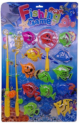 skky bell Fishing game for kids with 6