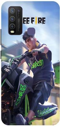 Bluvver Back Cover for Vivo Y50,Vivo1935, Printed Free Fire Game Back Cover