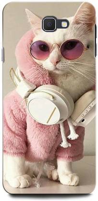 इंटेलिज़ SAMSUNG Galaxy J7 Prime CAT, CUTE CAT, HEADPHONE, FUNNY CAT, GOGGLES के लिए