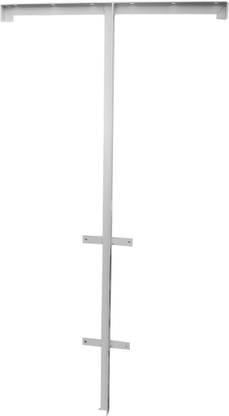 Clamping solutions Steel Wall Cloth Dryer Stand Heavy Duty Powder Coated Rust-Free Steel Cloth Drying Stand | Terrace Clothes Drying Hanger Stand