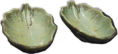 Tailos Ceramic Leaf Plate Snacks Serving Platters And Ceramic Plates For Survey ware Ceramic Decorative Platter