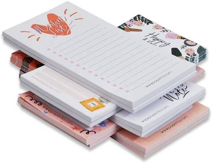 COI To Do List Notepad, Notes, to-Do’s, to-Buy, Priorities Memo Pad for Shopping Lists, Reminders and appointments Set of 10 Pad Pocket-size Note Pad ruled 50 Pages