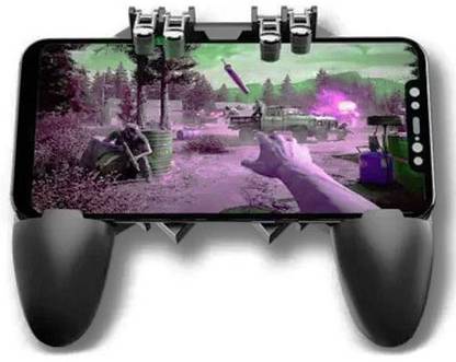 AFFENDS AK66 Pubg Trigger Controller, Mobile Gamepad - 2in1-6 Fingers Pubg Game Assistant with Highly Sensitive Triggers,Left and Right Tilt Probe,Fast Shooting  Gaming Accessory Kit