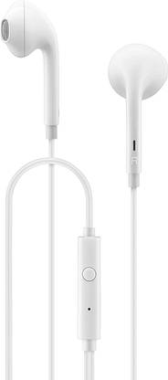 LAVA Elements E4 in-Ear Earphone with Mic and Clear Sound, White Wired