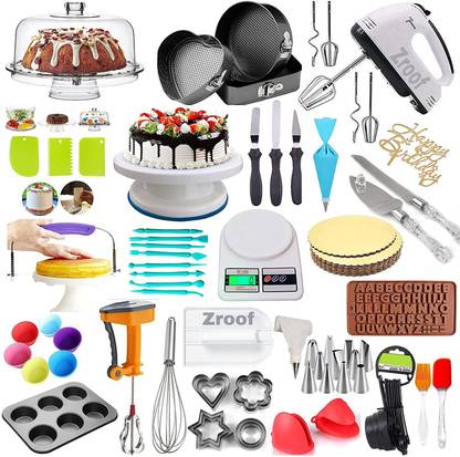 Mec Big Combo for Cake Making, All in one Cake Items (Big Combo) Kitchen Tool Set
