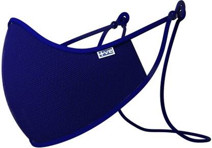 Posi+ve Positive N99 Reusable Washable Cotton Face Mask Fog-Free Octo Protect Pure White Positive N99 Reusable Washable Cotton Face Mask Fog-Free Octo Protect - Navy Blue