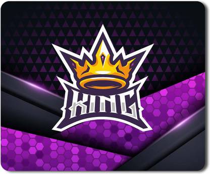 Flair Print Visibee King Designer Gaming Non-Slip Rubber Base Mouse Pad for Laptop/Computer (23 cm x 19 cm) MP441 Mousepad