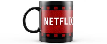 NG Exports Netflix printed coffee mug (325ml) Ceramic Coffee (325 ml) Ceramic Coffee Mug