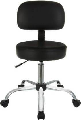 Guru Office Stool Chair/Doctor's & Back Cushion, PU Leather Gaming Chair