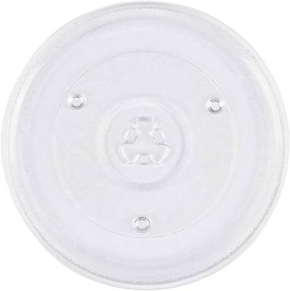 WHITEFLIP 10.6 inch/27 cm/270 mm Microwave Oven Glass Cooking Tray | Replacement Turntable Plate Suitable for IFB 25SC4 Microwave Oven (This Plate is Not for Samsung Microwave) Fiber Glass Microwave Turntable Plate