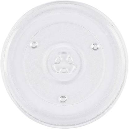 WHITEFLIP 10.6 inch/27 cm/270 mm Microwave Oven Glass Cooking Tray | Replacement Turntable Plate Suitable for IFB 25BC3 Microwave Oven (This Plate is Not for Samsung Microwave) Fiber Glass Microwave Turntable Plate