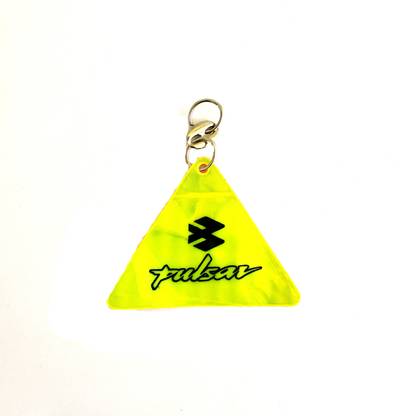 ShopTalk Warning Tag for Bike Key chain Triangle Safety Lock