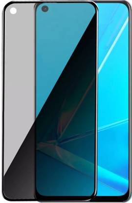 ELEF Edge To Edge Tempered Glass for Realme 8 Pro Anti Spy 9H Hardness 11D Privacy Tempered Glass Anti Explosion with Camera Cut