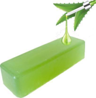GEETARTH Alovera Melt & Pour Soap Base Aloe Vera Glycerine Base/ Aloevera Advantage Melt and Pour Soap Base Net 1Kg