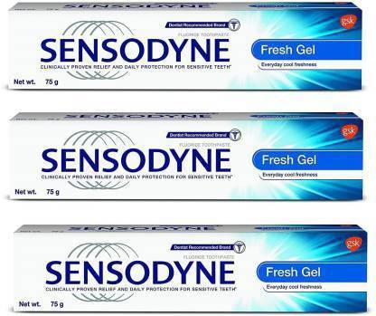SENSODYNE FRESH GEL TOOTHPASTE 225G (75G 3) Toothpaste