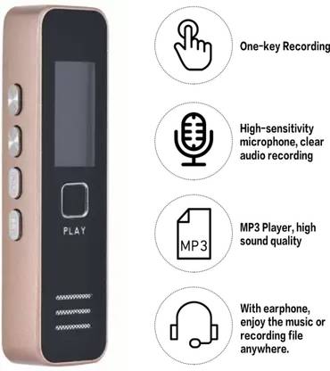 Point Zero Digital Audio Voice Recorder Support Sound playback with Speaker NA Voice Recorder
