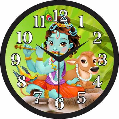SAGAR HANDICRAFT Analog 26 cm X 26 cm Wall Clock