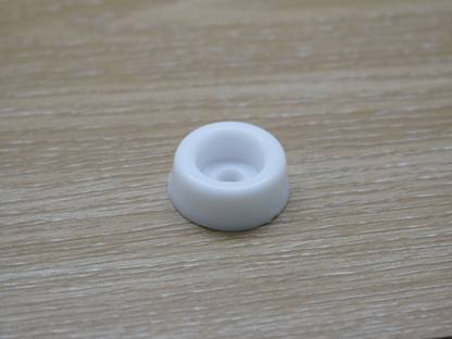 Rab BUFFER_29578 -6NO., PVC. Buffer PVC for Furniture, Shoes Rack, House & Office use (6NO, White) Floor Mounted Door Stopper