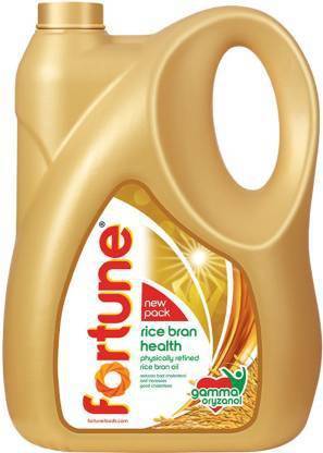 FORTUNE Rice Bran Oil (5 ltr.) Rice Bran Oil Can