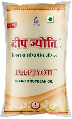 Deep Jyoti Refined Soyabean Oil Soyabean Oil Pouch